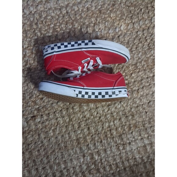 Unisex Bundle Of  2 Pairs Shoes Size 2  Red Vans Black Skechers. Light Wear. - Picture 13 of 16